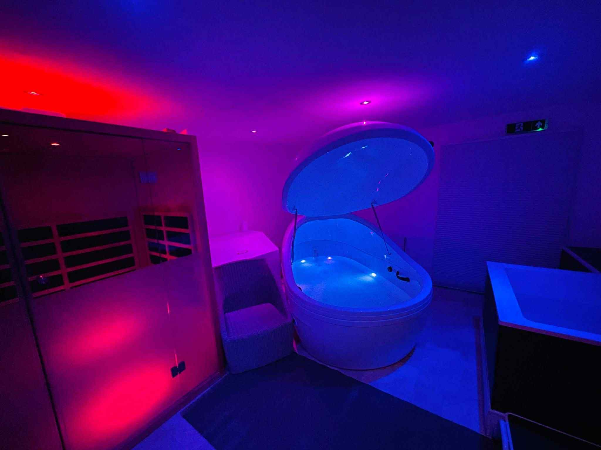 Cold plunge setup